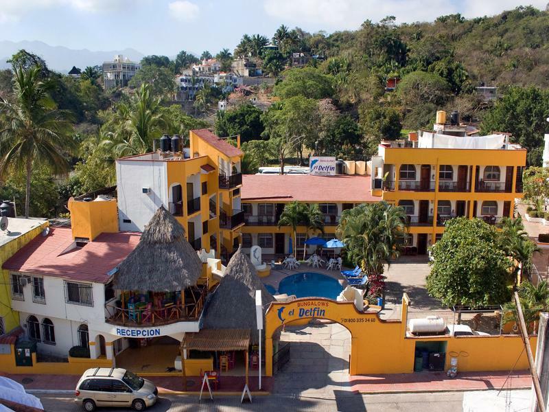 Bungalows El Delfin Rincon de Guayabitos Esterno foto